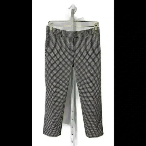 Ann Taylor 2P Cropped black and white pants - Picture 1 of 3
